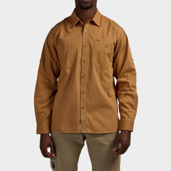 Jeep Mens Willys Work Shirt Brown