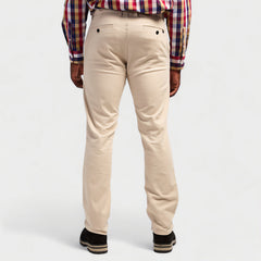Jeep Mens Classic Canvas Chino Pants Khaki