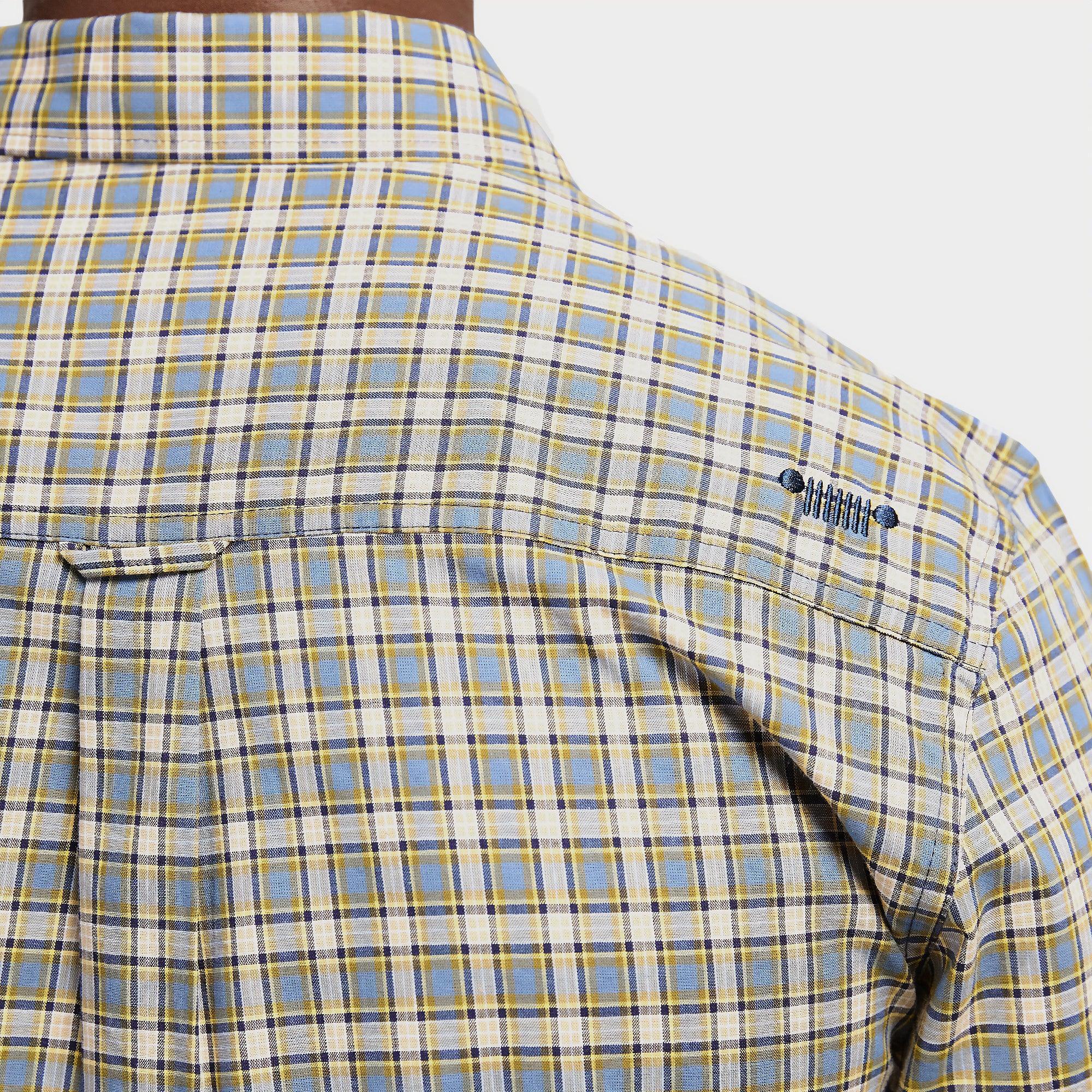 Jeep Yarn Dye Check Long Sleeve Shirt In Yellow