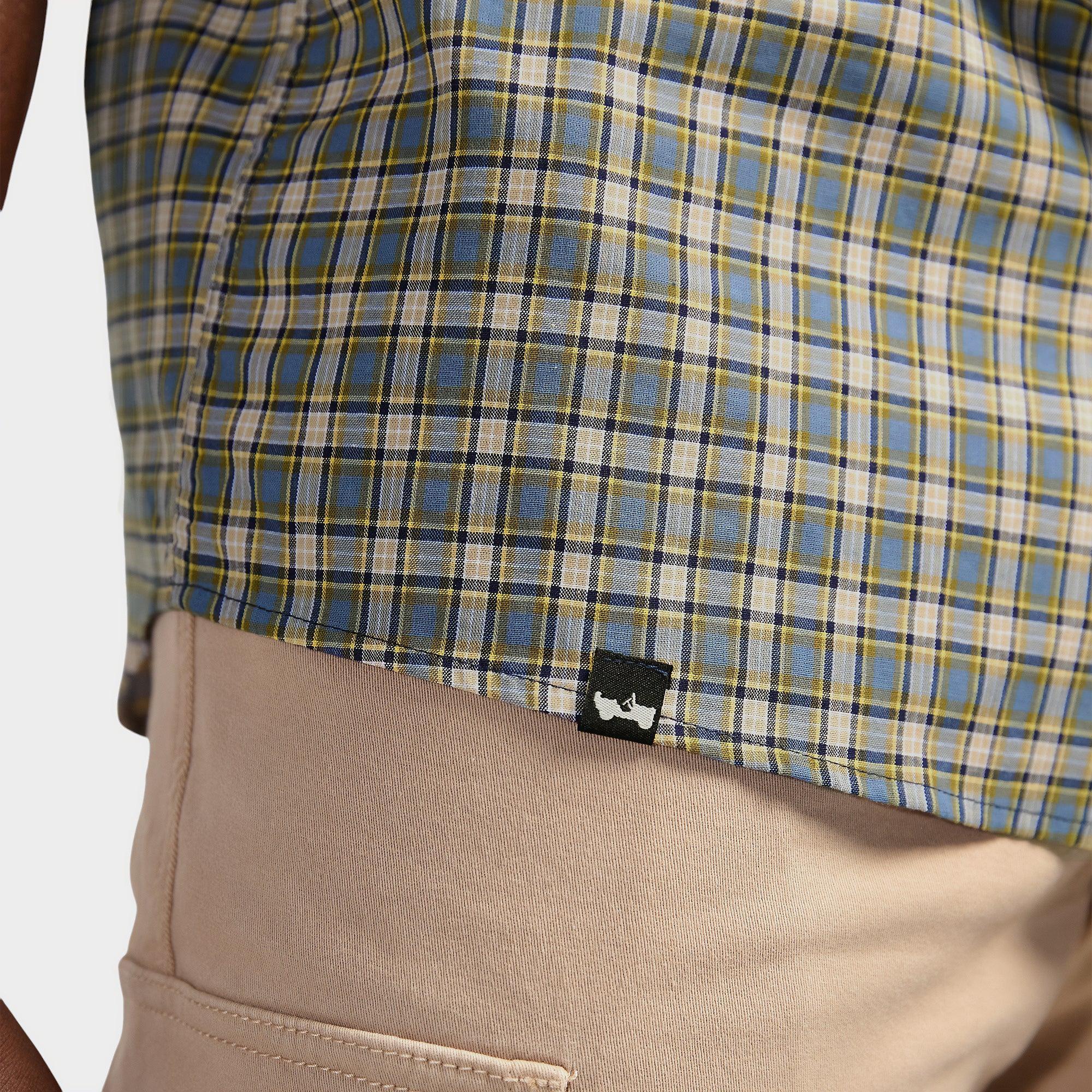 Jeep Yarn Dye Check Long Sleeve Shirt In Yellow