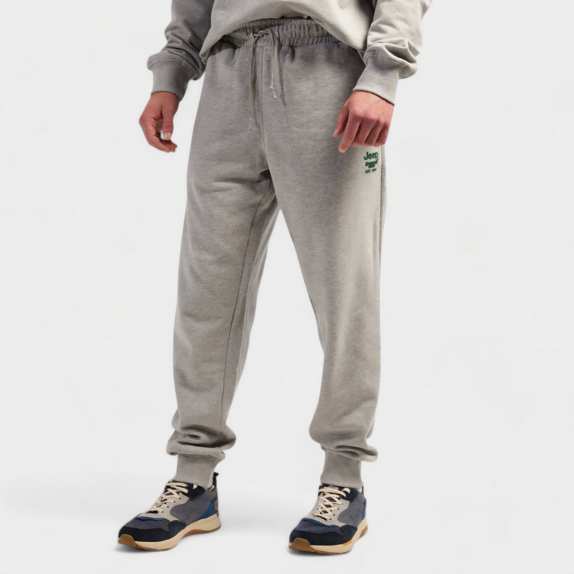 Jeep Mens Fleece Jogger Pants Grey