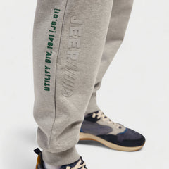 Jeep Mens Fleece Jogger Pants Grey