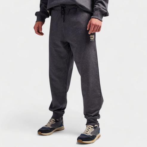 Jeep Mens Fleece Joggers In Grey