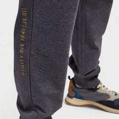 Jeep Mens Fleece Jogger Pants Navy