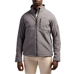Jeep  Mens Funnel Neck Soft Shell Jacket Grey