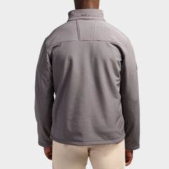 Jeep  Mens Funnel Neck Soft Shell Jacket Grey