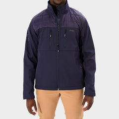 Jeep  Mens Quilted Soft Shell Jacket Navy