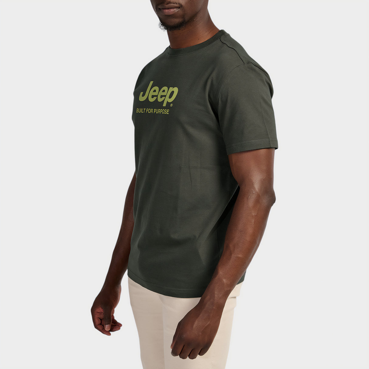 Jeep Mens M-Icon Core T-Shirt In Charcoal