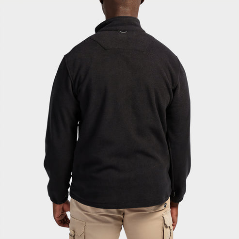 Jeep Mens Microfibre Fleece Base Sweater Black