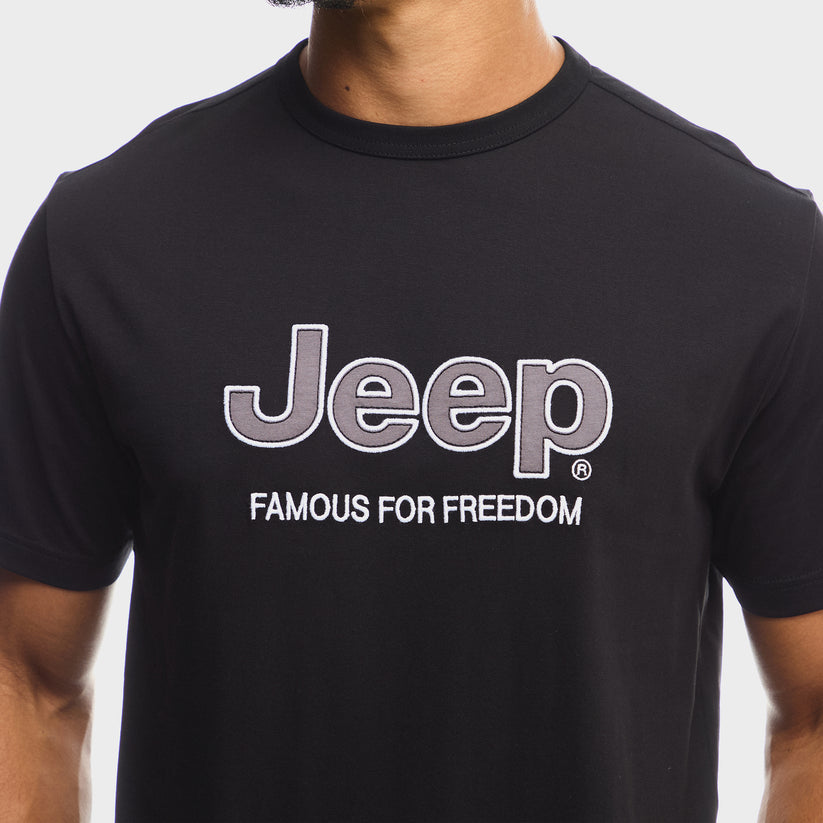 Jeep Core Applique T-shirt in Black