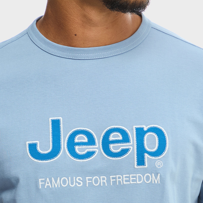 Jeep Core Applique T-shirt in Blue