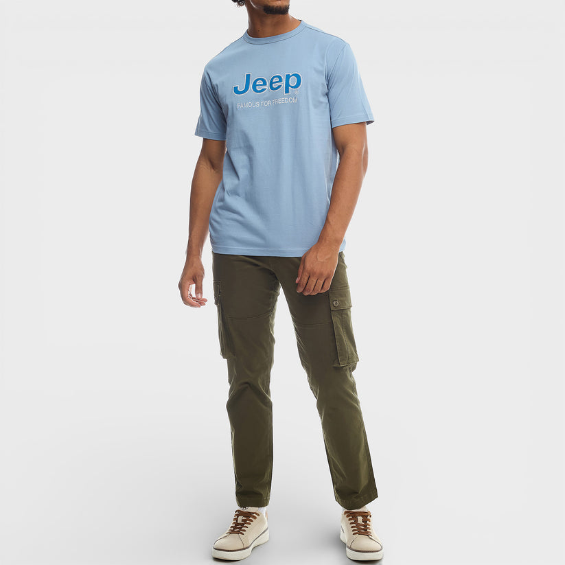Jeep Core Applique T-shirt in Blue