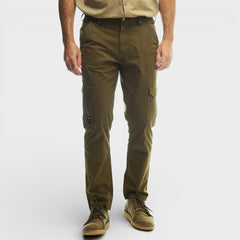 Jeep Mens Bolt Cargo Pant In Olive
