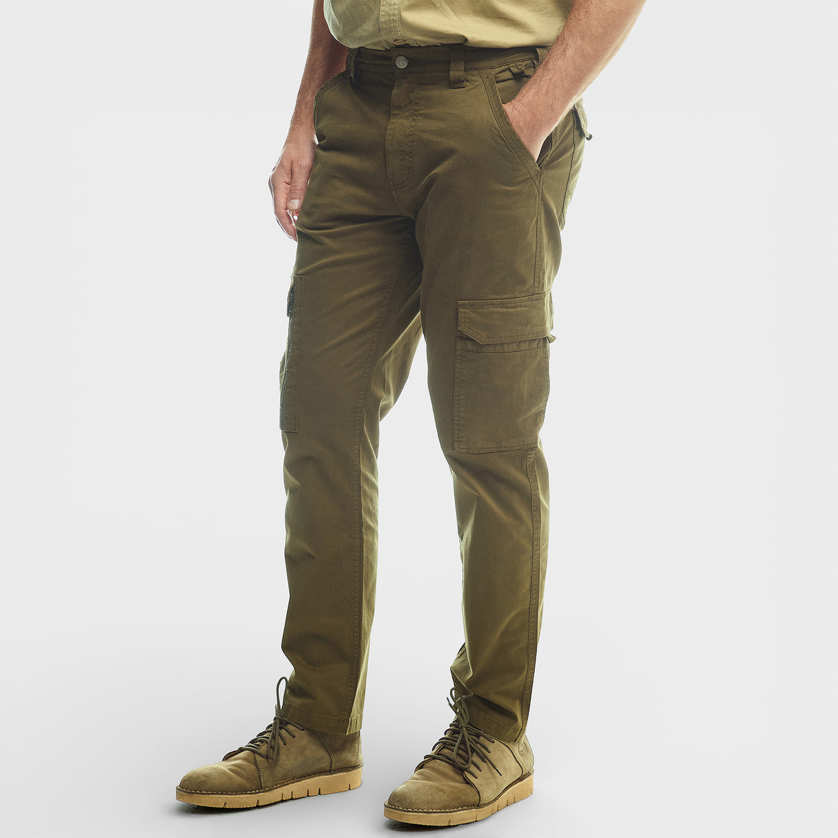 Jeep Bolt Cargo Pants in Olive