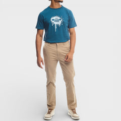 Jeep Mens Classic Chino Pants In Khaki