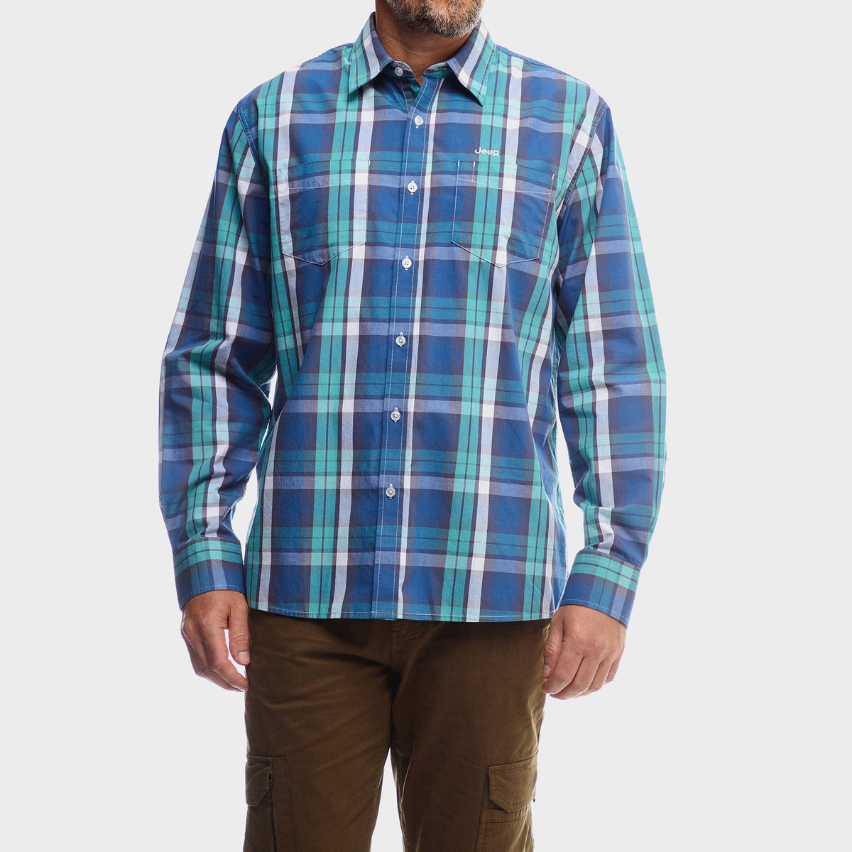 Jeep Yarndye Check Shirt in Multi