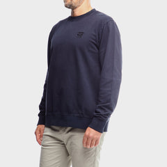Jeep Mens Core Pigment Dye Crewneck Fleece Black