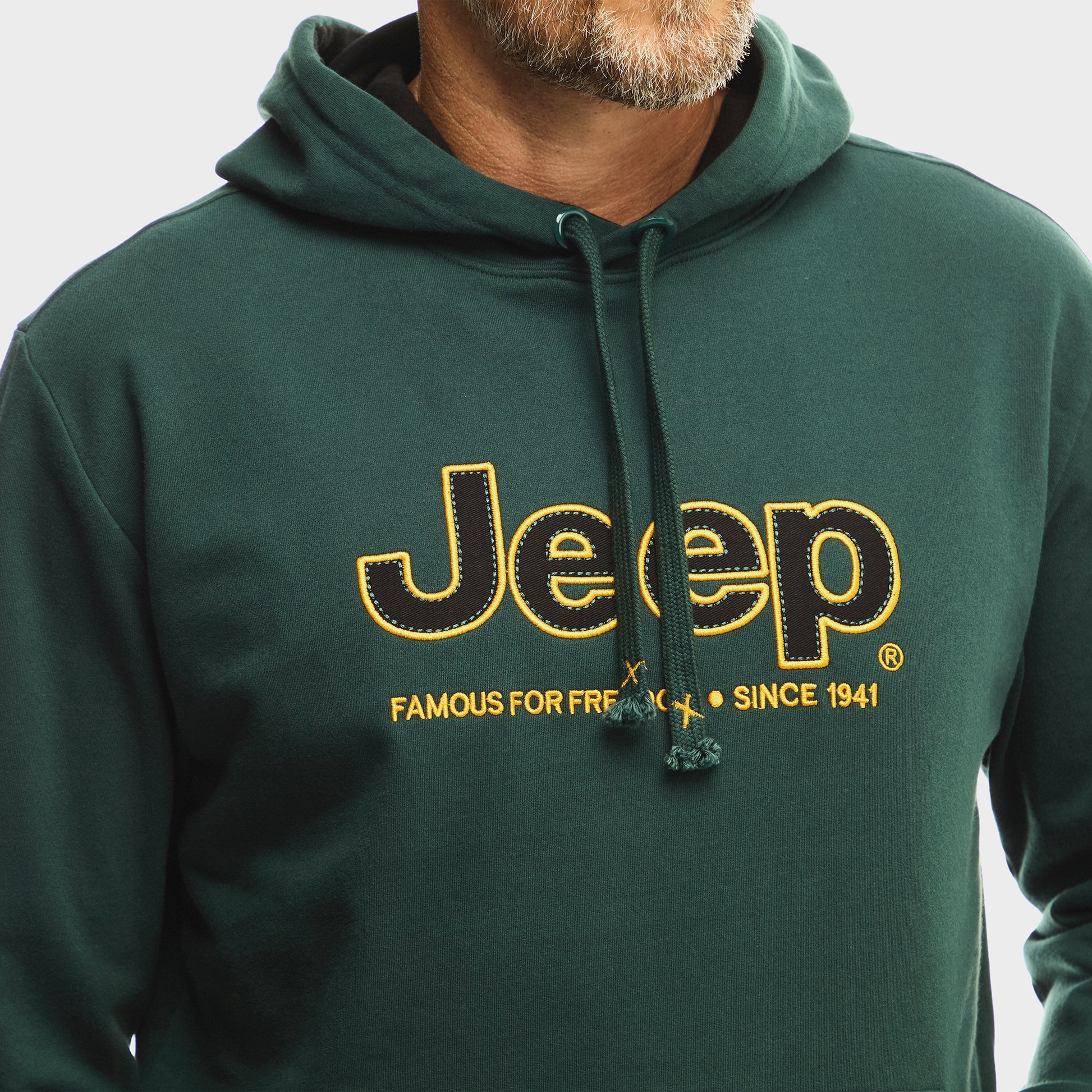 Jeep Core Applique Hoodie In Green