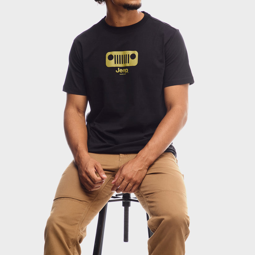 Jeep Core Logo Grill T-shirt in Black