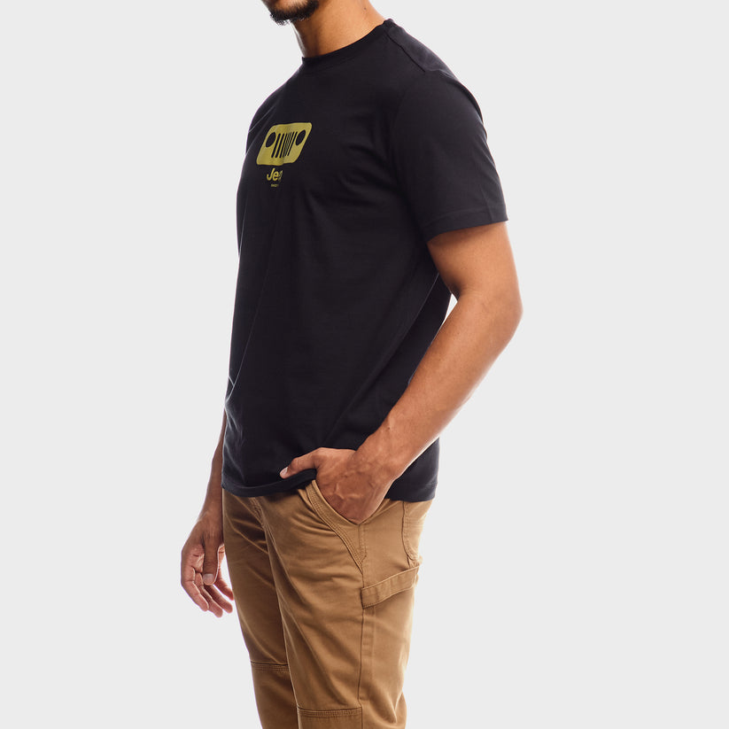 Jeep Core Logo Grill T-shirt in Black