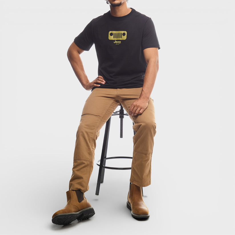 Jeep Core Logo Grill T-shirt in Black