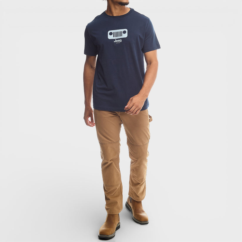 Jeep Core Logo Grill T-shirt in Navy