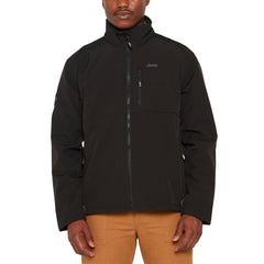 Jeep  Mens Funnel Neck Soft Shell Jacket Black