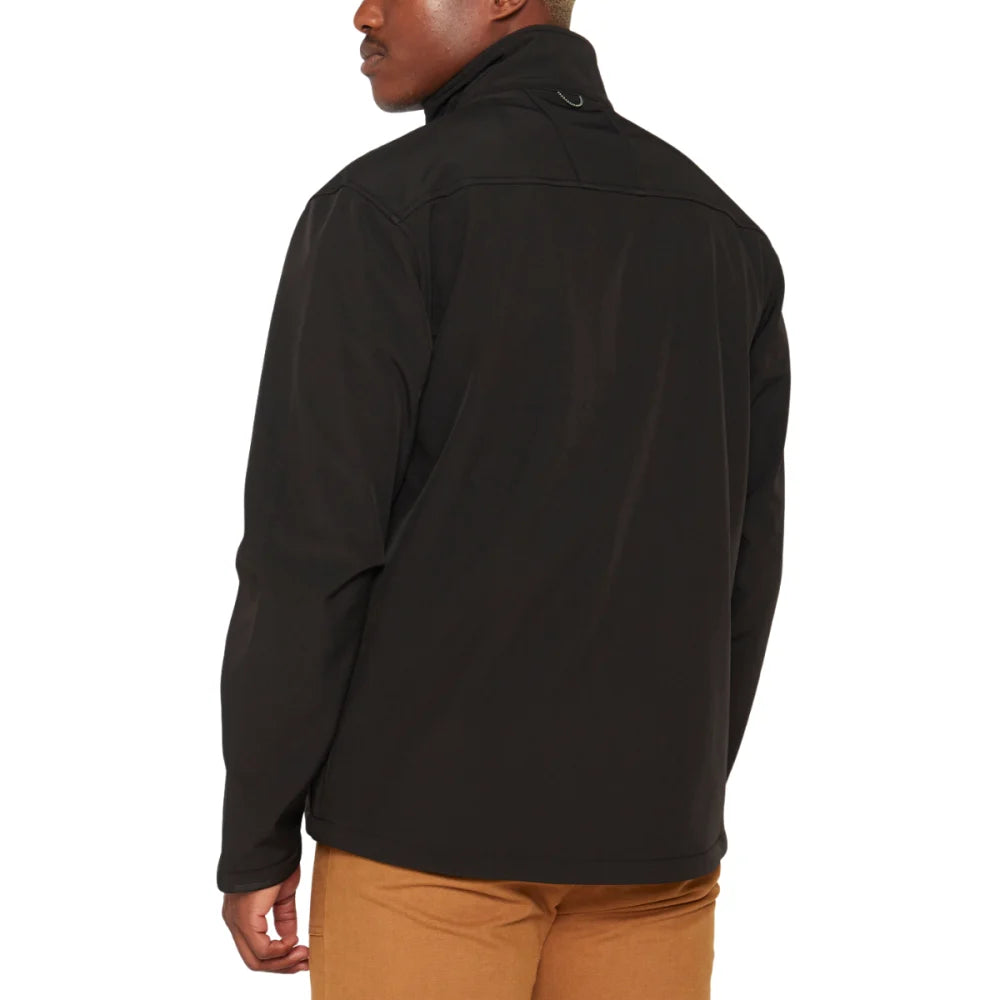 Jeep  Mens Funnel Neck Soft Shell Jacket Black