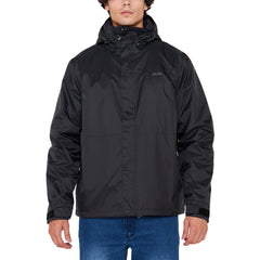 Jeep Mens M-Wrangler Rain Jacket In Black