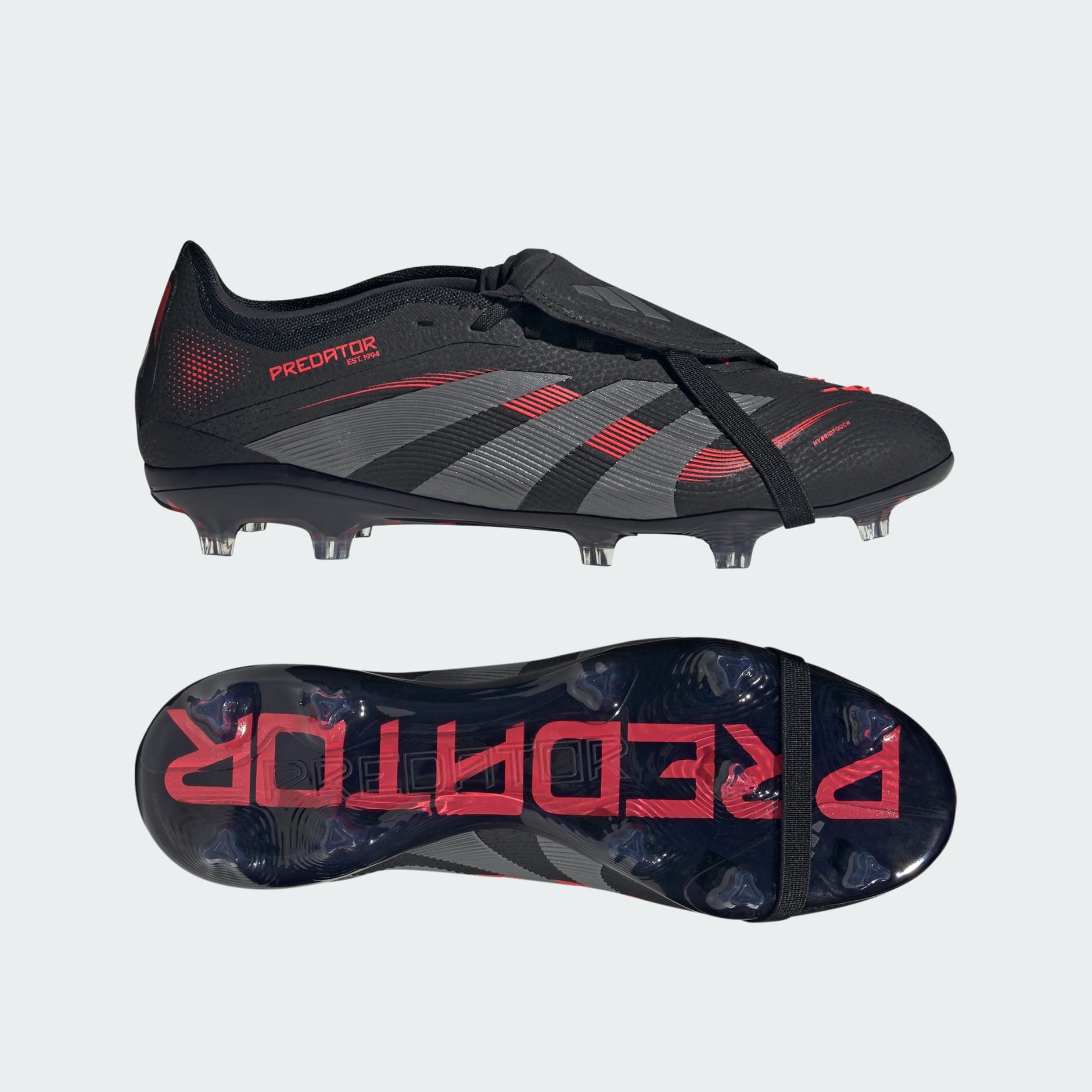 Adidas Preditor Pro Ft Fg Soccer Boots Black & Red