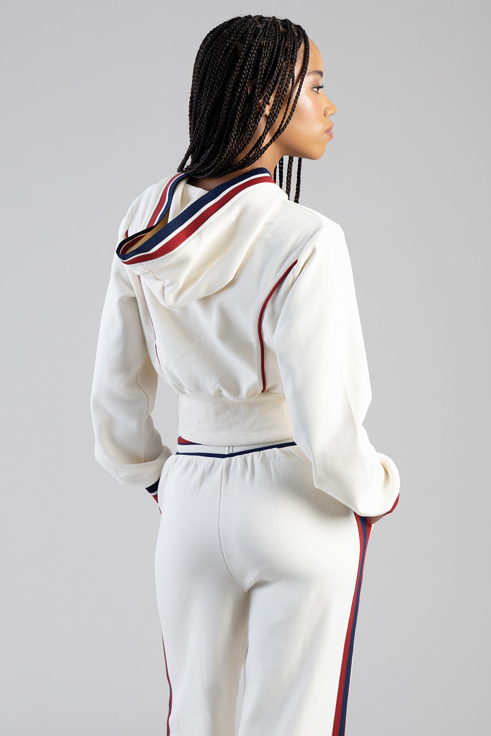 Sissy boy Womens Off Your Game Track Top In Cream