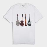 Ben Sherman Jumble Guitar T-Shirt In White