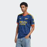 Adidas Mens Arsenal FC 26/27 Away Jersey In Blue Multi