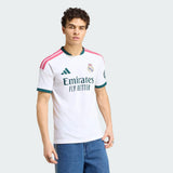 Adidas Mens Real Madrid 26/27 Home Jersey In White Multi