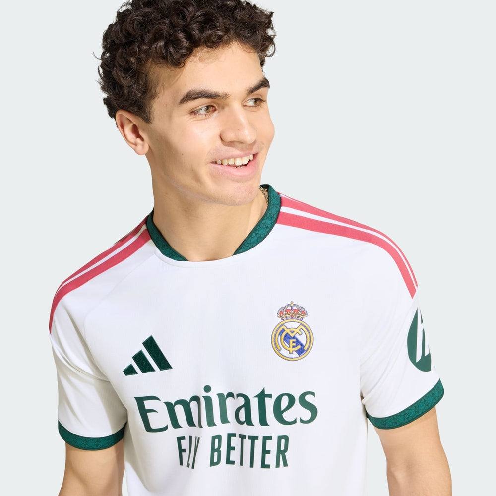 Adidas Mens Real Madrid 26/27 Home Jersey In White Multi