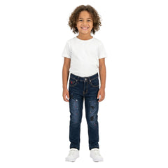 Soviet Boys Idol Fashion Skinny Jeans In Blue Black