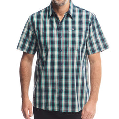 Jeep Mens Short Sleeves Yardye Check Shirt Multi