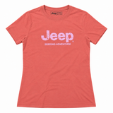 Jeep Ladies Icon Logo T-Shirt In Pink