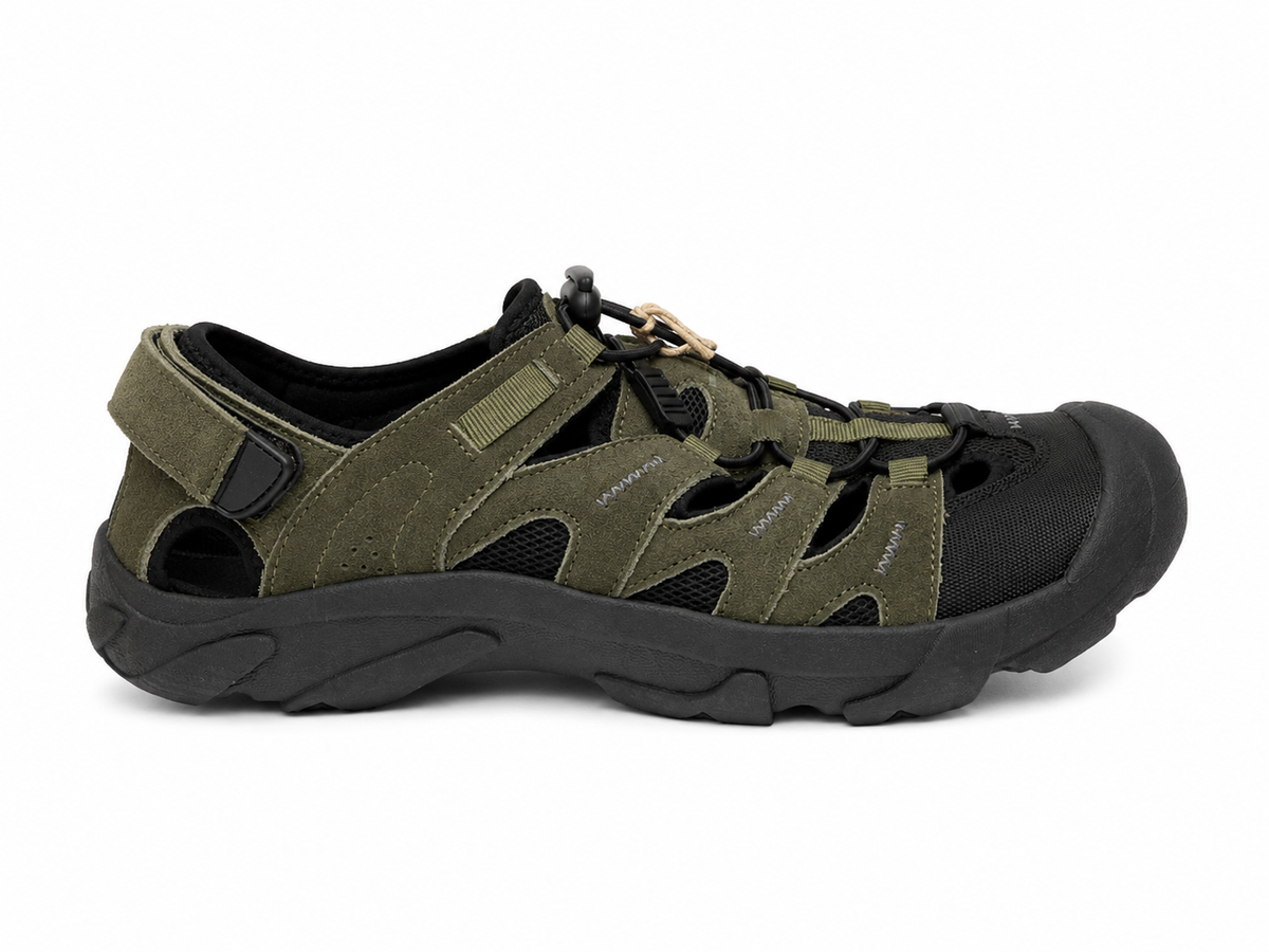Jeep Mens Overland Sandals In Olive