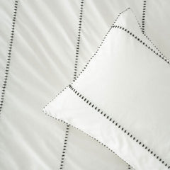 Linen House Jerome Duvet Cover Set In White