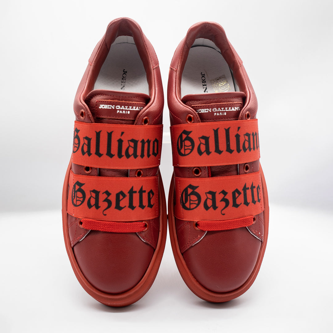 John Galliano 18544 Mens Shoe Red