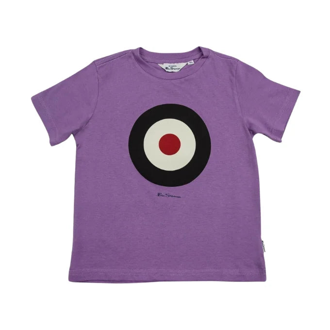 Ben Sherman K47812 Kids Target T-Shirt Purple