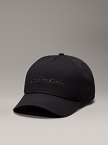 Calvin Klein Acc Mono Logo Print Cap Black