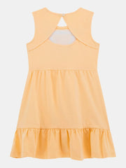 Guess Girls Sleeveless Orange Dress