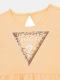 Guess Girls Sleeveless Orange Dress