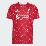 Adidas Mens Liverpool FC 26/27 Home Jersey In Burgandy/White