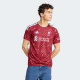 Adidas Mens Liverpool FC 26/27 Home Jersey In Burgandy/White