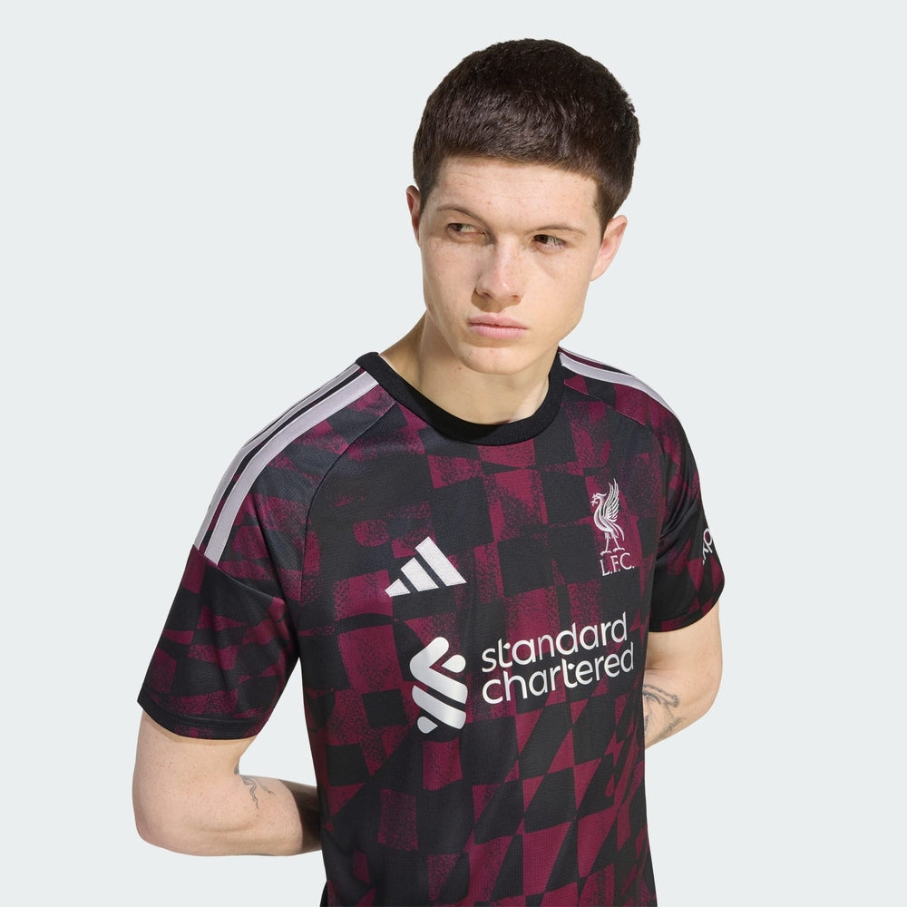 Adidas Mens Liverpool FC 26/27 Third Jersey In Black Multi