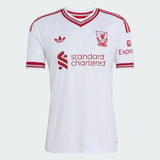 Adidas Mens Liverpool FC 26/27 Away Jersey In White/Red