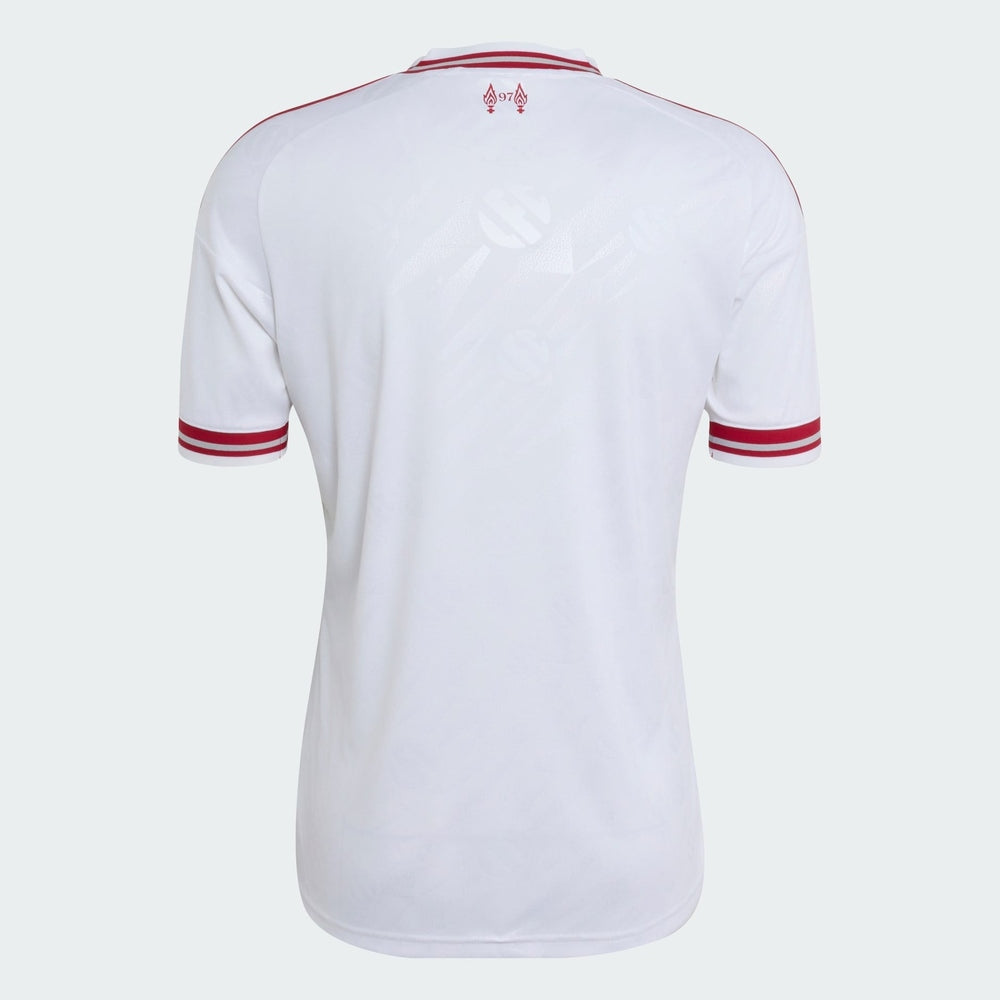 Adidas Mens Liverpool FC 26/27 Away Jersey In White/Red